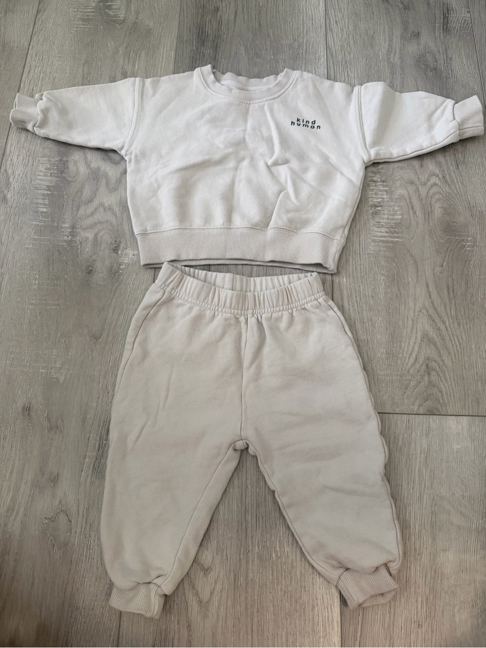 Indigo Cream Kids Sweatshirt & Jogger Set